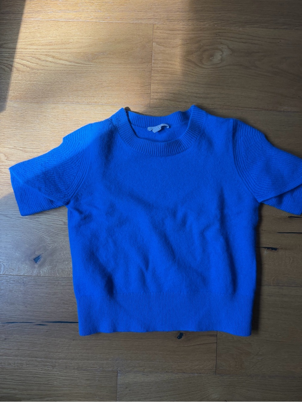 COS Bright Blue Short-Sleeve Knit Top for Kids